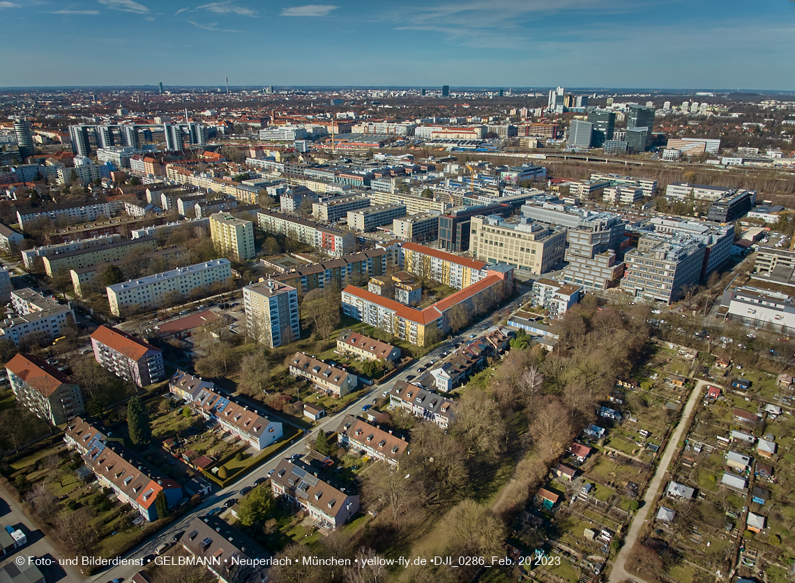 20.02.2023 -  der verschwundene Hachinger Bach in Neuperlach und Berg am Laim
